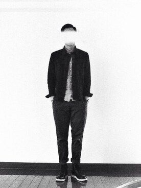 「H&M（エイチ・アンド・エム）のアイテム（カバーオール）」を使った、iam豆腐さん（メンズ・180cm）の冬コーディネート