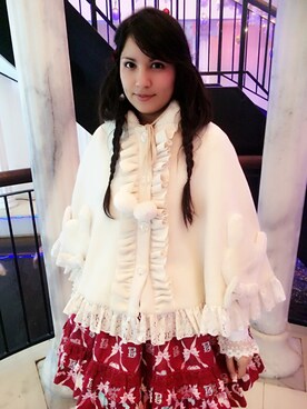 「lolitafashion」｜「アイテム（その他アウター）」を使った、Karlovy さん（レディース・163cm）の冬コーディネート