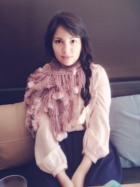 「NEW BRAND（ニューブランド）のアイテム」を使った、Karlovy さん（レディース・163cm）の冬コーディネート