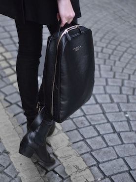 「NEW BRAND（ニューブランド）のアイテム」を使った、Karlovy さん（レディース・163cm）の春コーディネート