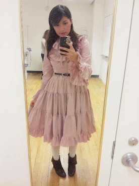 「NEW BRAND（ニューブランド）のアイテム」を使った、Karlovy さん（レディース・163cm）の春コーディネート