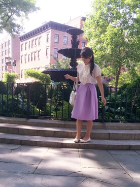 「NEW BRAND（ニューブランド）のアイテム」を使った、Karlovy さん（レディース・163cm）の春コーディネート