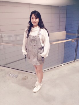 「NEW BRAND（ニューブランド）のアイテム」を使った、Karlovy さん（レディース・163cm）の春コーディネート