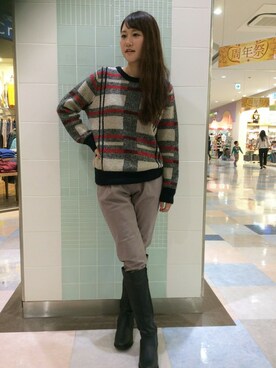 HARUさん(レディース・156cm)の冬コーディネート