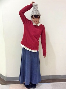 HARUさん（レディース・156cm）の冬コーディネート