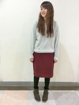 HARUさん（レディース・156cm）の冬コーディネート