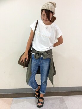 HARUさん（レディース・156cm）の夏コーディネート