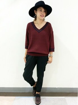 HARUさん（レディース・156cm）の秋コーディネート