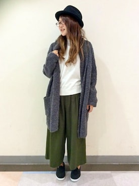 HARUさん（レディース・156cm）の冬コーディネート