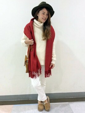 HARUさん(レディース・156cm)の冬コーディネート