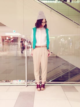 megmiさん（レディース・154cm）の春コーディネート