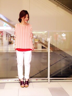 megmiさん（レディース・154cm）の夏コーディネート