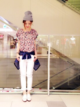 megmiさん（レディース・154cm）の夏コーディネート