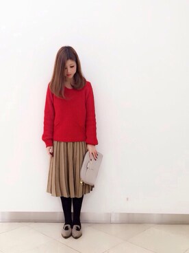 「KATHARINE ROSS（キャサリンロス）のアイテム（その他シューズ）」を使った、megmiさん（レディース・154cm）の冬コーディネート