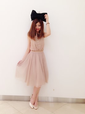 「KATHARINE ROSS（キャサリンロス）のアイテム（パンプス）」を使った、megmiさん（レディース・154cm）の冬コーディネート