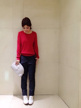 「KATHARINE ROSS（キャサリンロス）のアイテム（その他シューズ）」を使った、megmiさん（レディース・154cm）の冬コーディネート