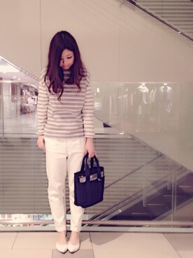 「KATHARINE ROSS（キャサリンロス）のアイテム（パンプス）」を使った、megmiさん（レディース・154cm）の冬コーディネート