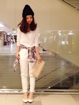 megmiさん（レディース・154cm）の春コーディネート