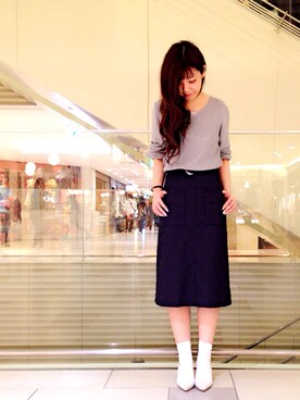 megmiさん（レディース・154cm）の冬コーディネート