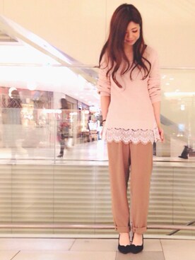 megmiさん（レディース・154cm）の冬コーディネート