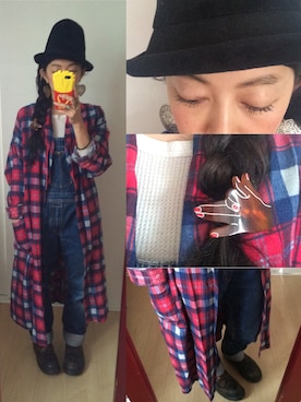 「Tatty Devine（タッティーディバイン）のアイテム（アクセサリー）」を使った、mitsunamiayumiさん（レディース・153cm）の秋コーディネート