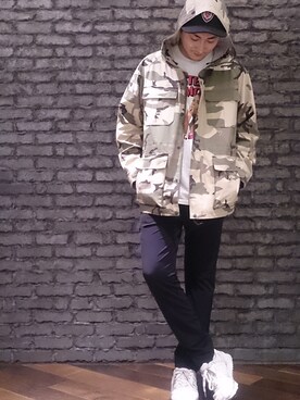 Jさん（メンズ・181cm）の冬コーディネート