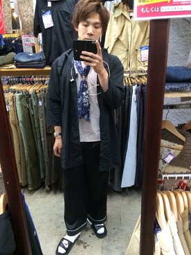 「JEANASIS（ジーナシス）のアイテム（財布/小物）」を使った、HIRAKAWA さん（メンズ・178cm）の夏コーディネート