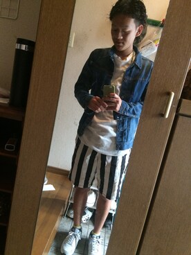 ぴーちゃんさん（メンズ・173cm）の春コーディネート