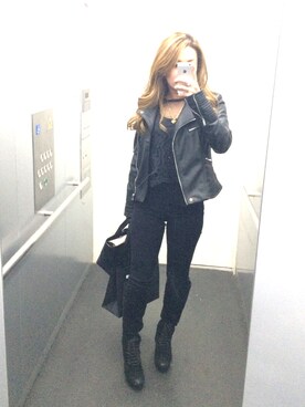 「TOPKAPI（トプカピ）のアイテム（ハンドバッグ）」を使った、hime0038さん（レディース・154cm）の秋コーディネート