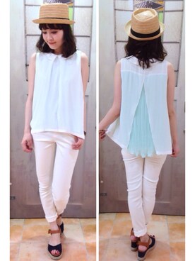 もってぃさん(レディース・158cm)の夏コーディネート