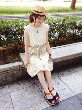 もってぃさん（レディース・158cm）の夏コーディネート