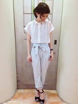 もってぃさん（レディース・158cm）の夏コーディネート