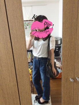 「chico_（チコ）のアイテム（パンツ）」を使った、y!さん（レディース・147cm）の夏コーディネート