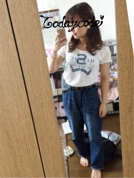 「chico_（チコ）のアイテム（パンツ）」を使った、y!さん（レディース・147cm）の夏コーディネート