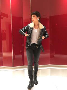 「cool」｜Emiさん（レディース・156cm）の秋コーディネート