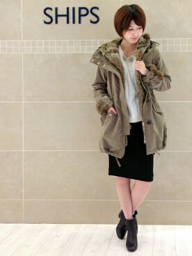 吉岡さん（レディース・164cm）の秋コーディネート