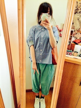 「kanmi（カンミ）のアイテム」を使った、ゆうさん（レディース・154cm）の夏コーディネート