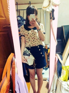 「SMADDY（スマディー）のアイテム」を使った、ゆうさん（レディース・154cm）の夏コーディネート