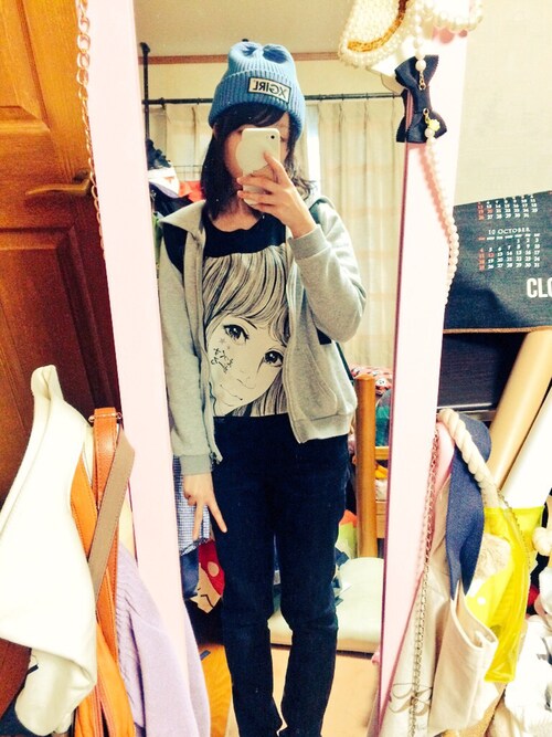 X-girl（エックスガール）の「【mini6月号掲載】【楳図かずお/おろち