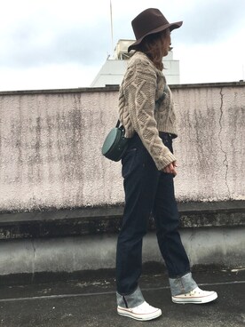 「バレンタインデートスタイル」｜「アイテム（その他）」を使った、ankomotiさん（レディース・151cm）の冬コーディネート