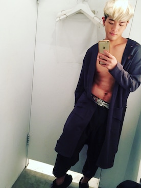 「TRAN泉（トラン）のアイテム」を使った、Koexeno さん（メンズ・174cm）の秋コーディネート