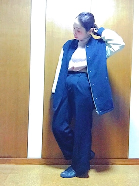 「rosebullet（ローズブリット）のアイテム（ジャケット/アウター）」を使った、Reina   さん（レディース・149cm）の春コーディネート