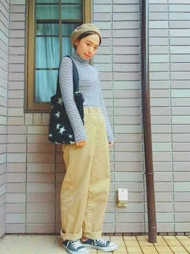 「アイテム（ピアス（両耳用））」を使った、Reina   さん（レディース・149cm・30代）の秋コーディネート