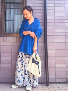 「アイテム（ピアス（両耳用））」を使った、Reina   さん（レディース・149cm・30代）の秋コーディネート