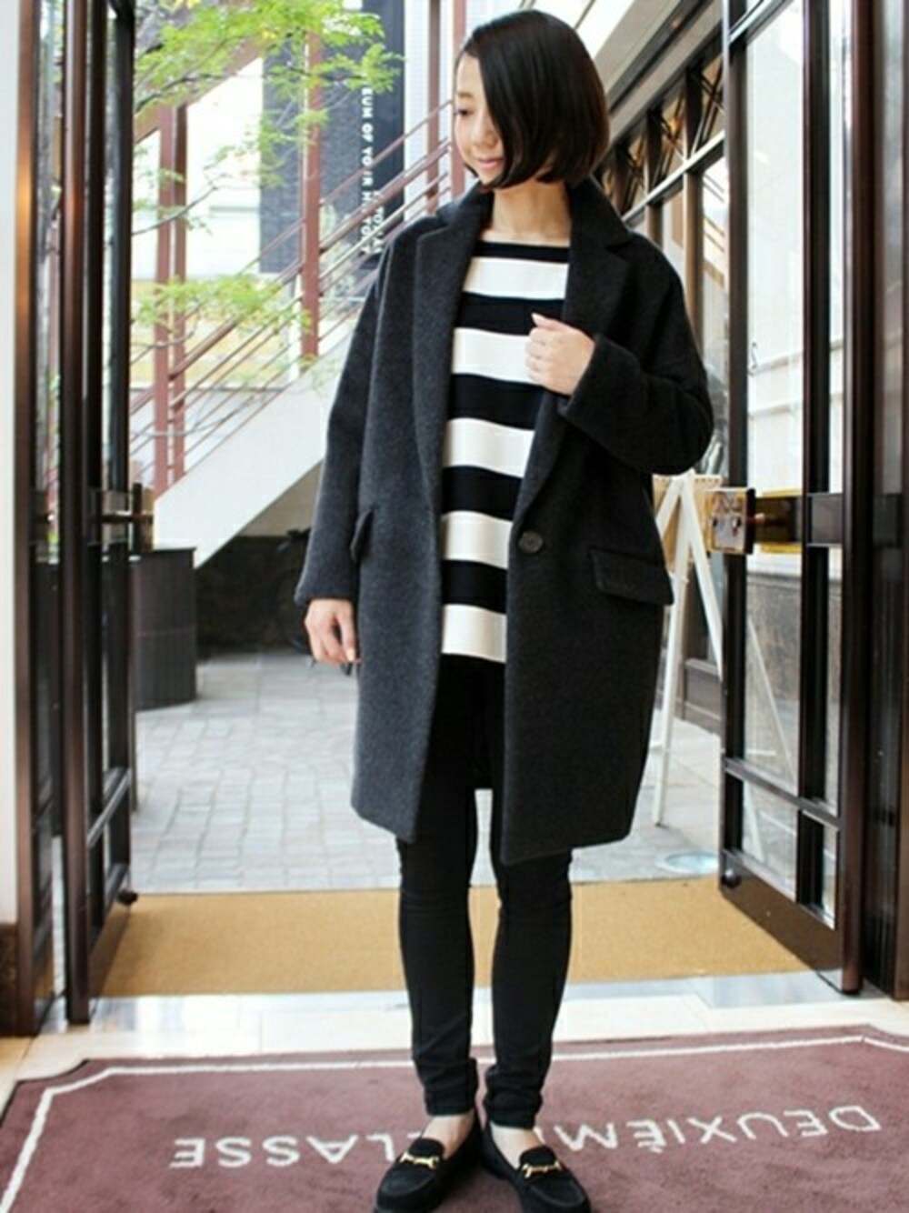 本日限定❗deuxieme classe ボーダー ミラノリブ ボートネック URBAN RESEARCH DOORS（アーバンリサーチドアーズ）の「『ユニセックス