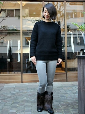 MIKAさん（レディース・158cm）の秋コーディネート