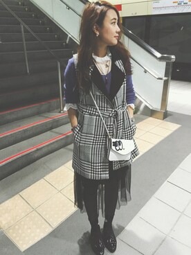 🎀金惠娜🎀💛💙💜💚💗さんのコーディネート