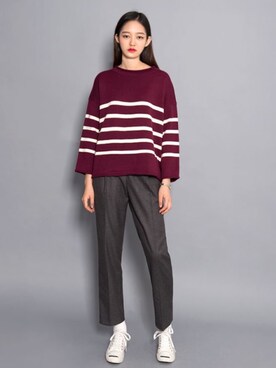 「sweatshirt」｜Seoulgreatさん（レディース・163cm）の冬コーディネート