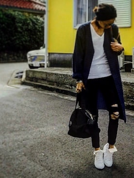 「セルフ」｜ciccaさん（レディース・166cm）の秋コーディネート