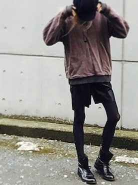 「アイテム（ブーツ）」を使った、ciccaさん（レディース・166cm）の春コーディネート